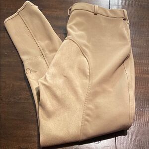 Tuff Rider Tan Equestrian Riding Breeches ladies 34